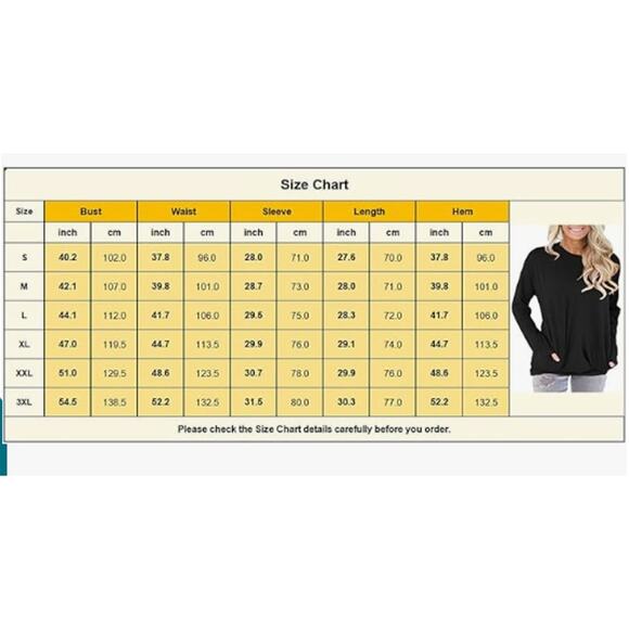 onlypuff Women's Pocket Shirt Tunic Tops Sweatshirts - Picture 4 of 4